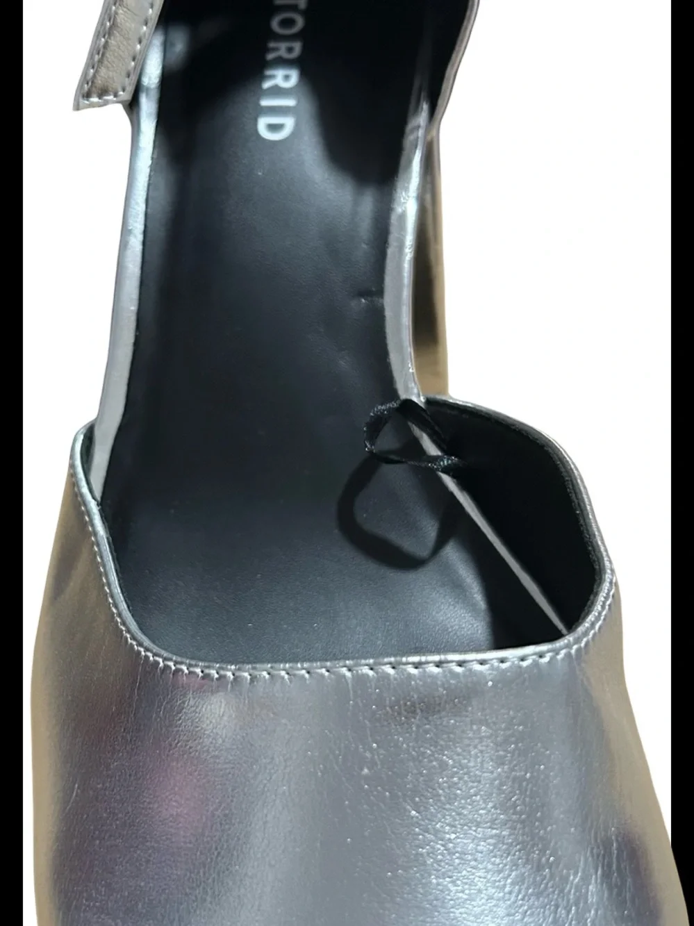 🆕 Women’s Platform Block Heel D’orsay Mary Jane  Silver Metallic Sandals